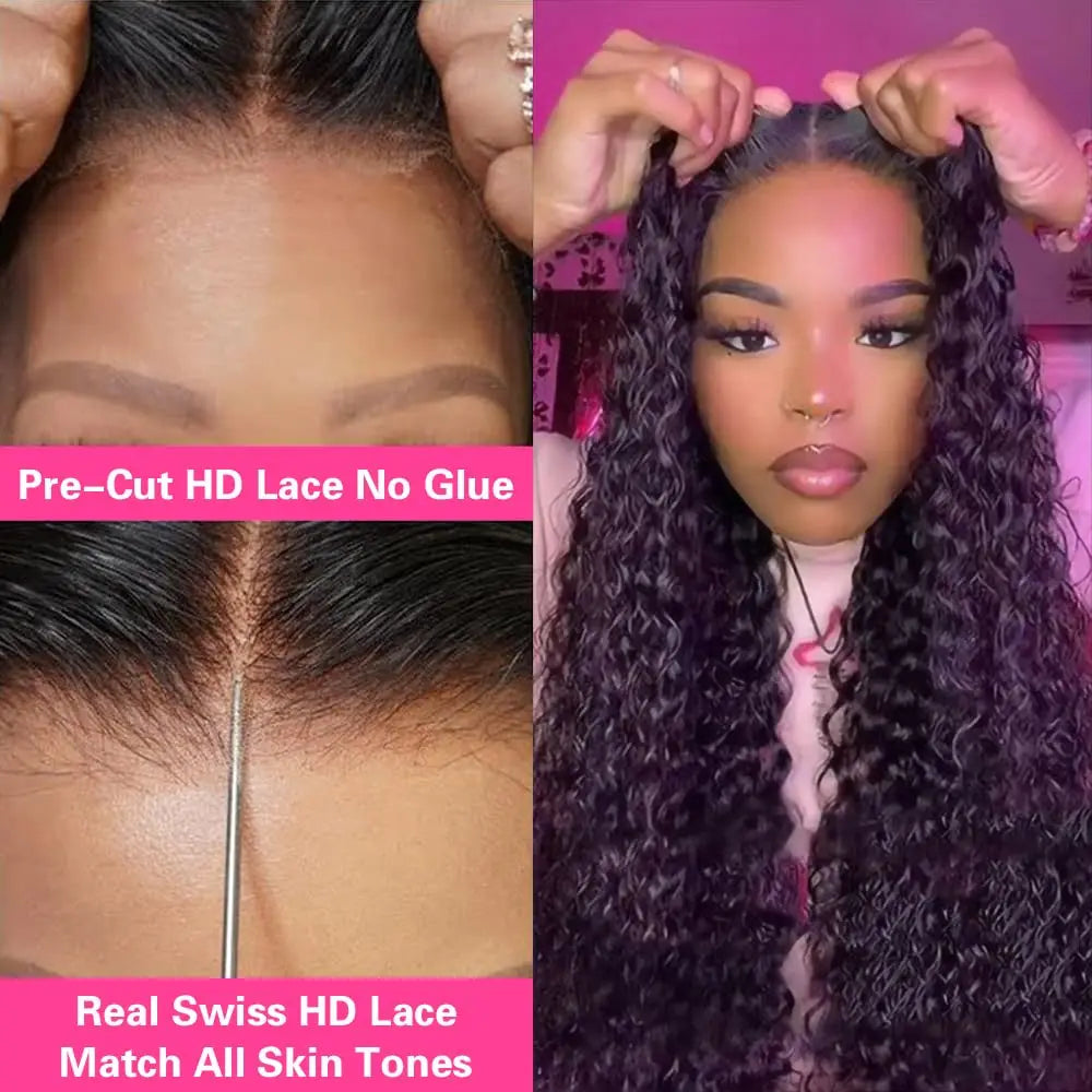 Crown Glueless Wavy Wig