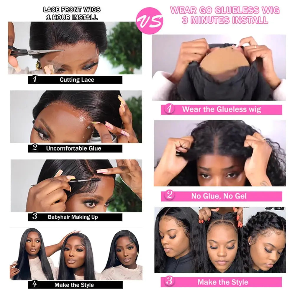Crown Glueless Wavy Wig