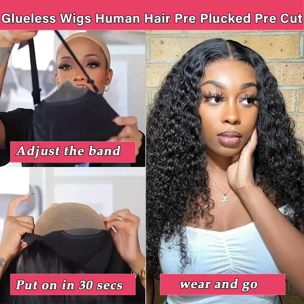 Crown Glueless Wavy Wig