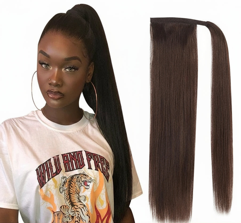 Crown Straight Ponytail