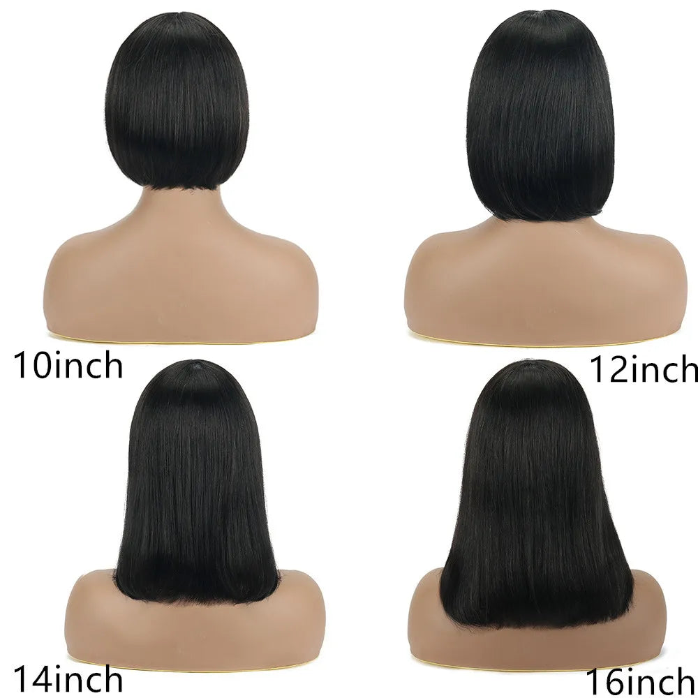 Crown Straight Bob Wig