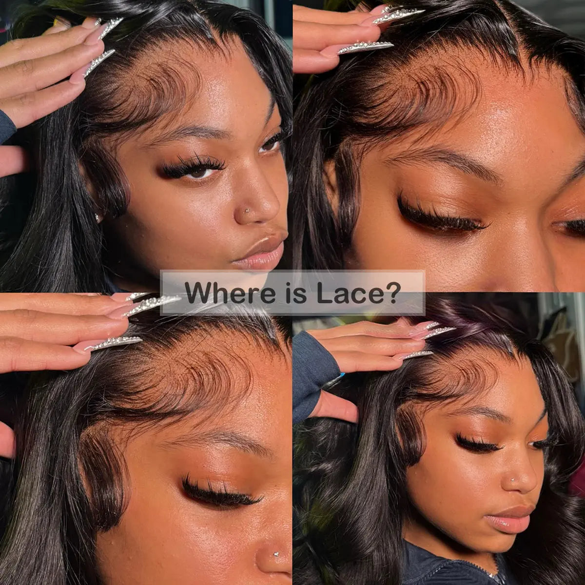 Crown Glueless Ombre Wig
