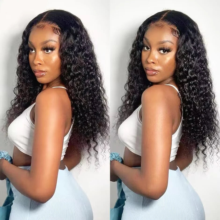 Crown Glueless Water Wave Wig