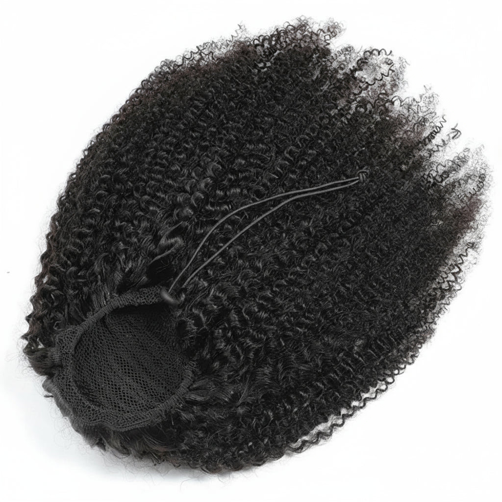 Crown Afro Kinky Curly Ponytail