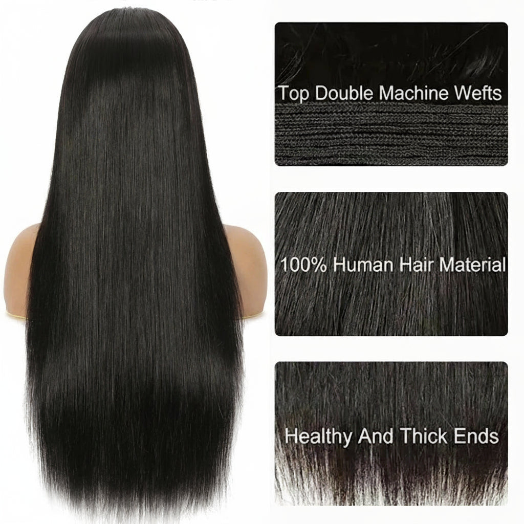 The Crown Glueless Straight Wig