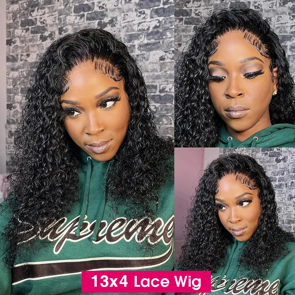 Crown Glueless Water Wave Wig