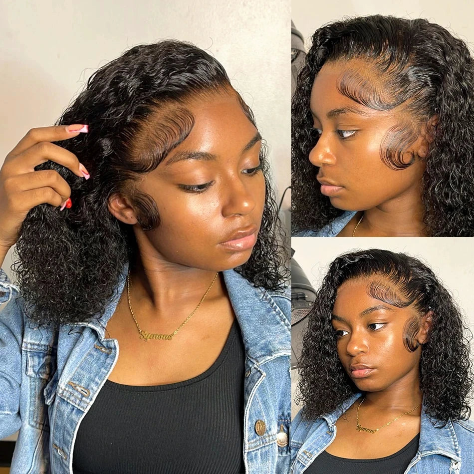Crown Deep Wave Bob Wig