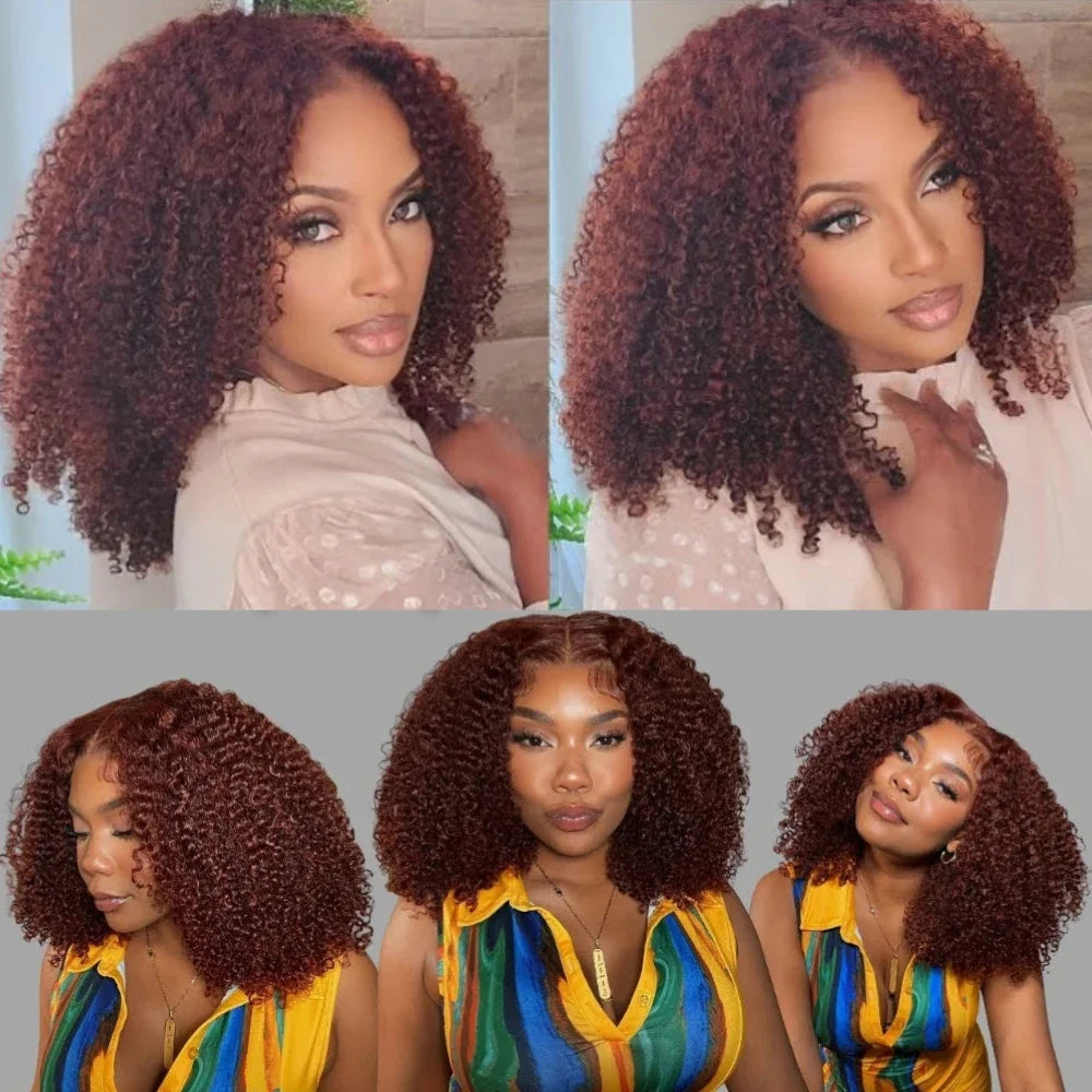 Crown Glueless Curly Wig