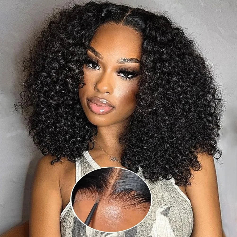 Crown Glueless Curly Wig