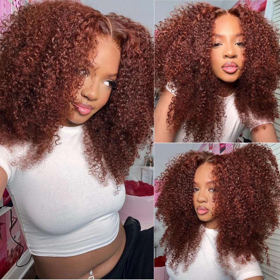 Crown Glueless Curly Wig