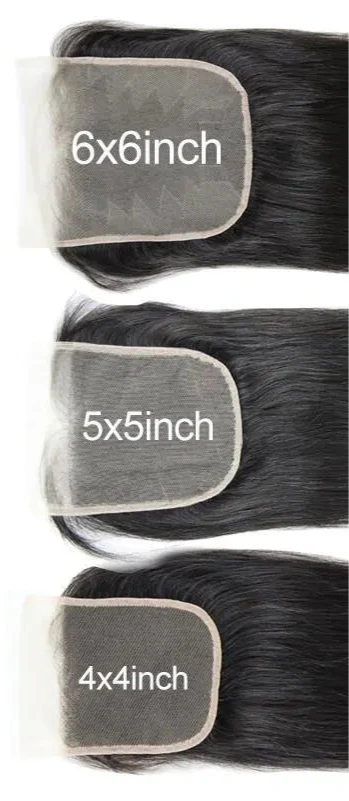 Crown Brazilian Straight Lace Closure