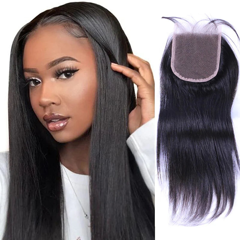 Crown Brazilian Straight Lace Closure