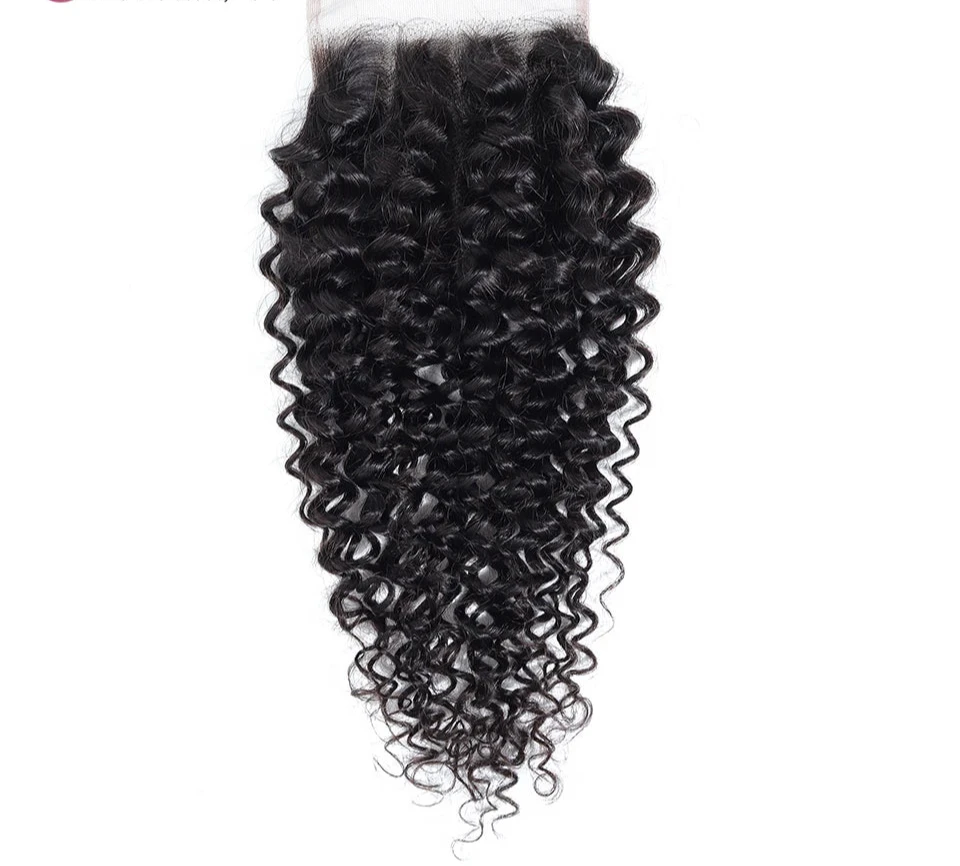 Crown Brazilian Kinky Curly Frontal or Closure