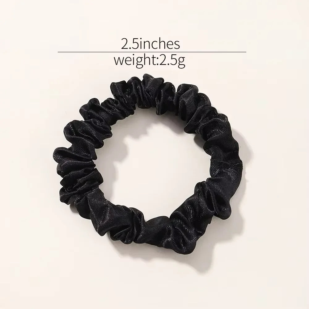 Elegant Silk Hair Scrunchies