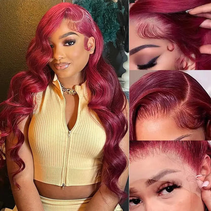 Crown Brazilian Burgundy Wig