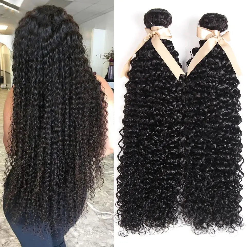 Crown Indian Kinky Curly Bundles