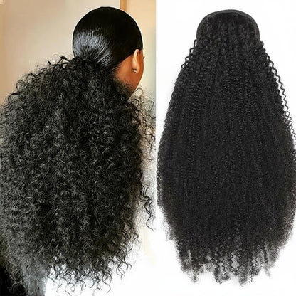 Crown Afro Kinky Curly Ponytail