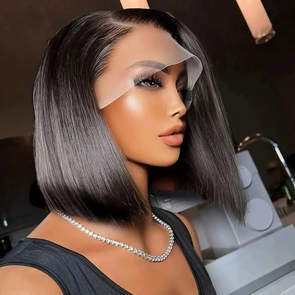 Crown Straight Bob Wig