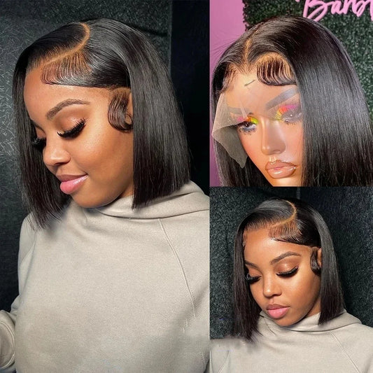 Crown Straight Bob Wig