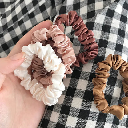 Elegant Silk Hair Scrunchies