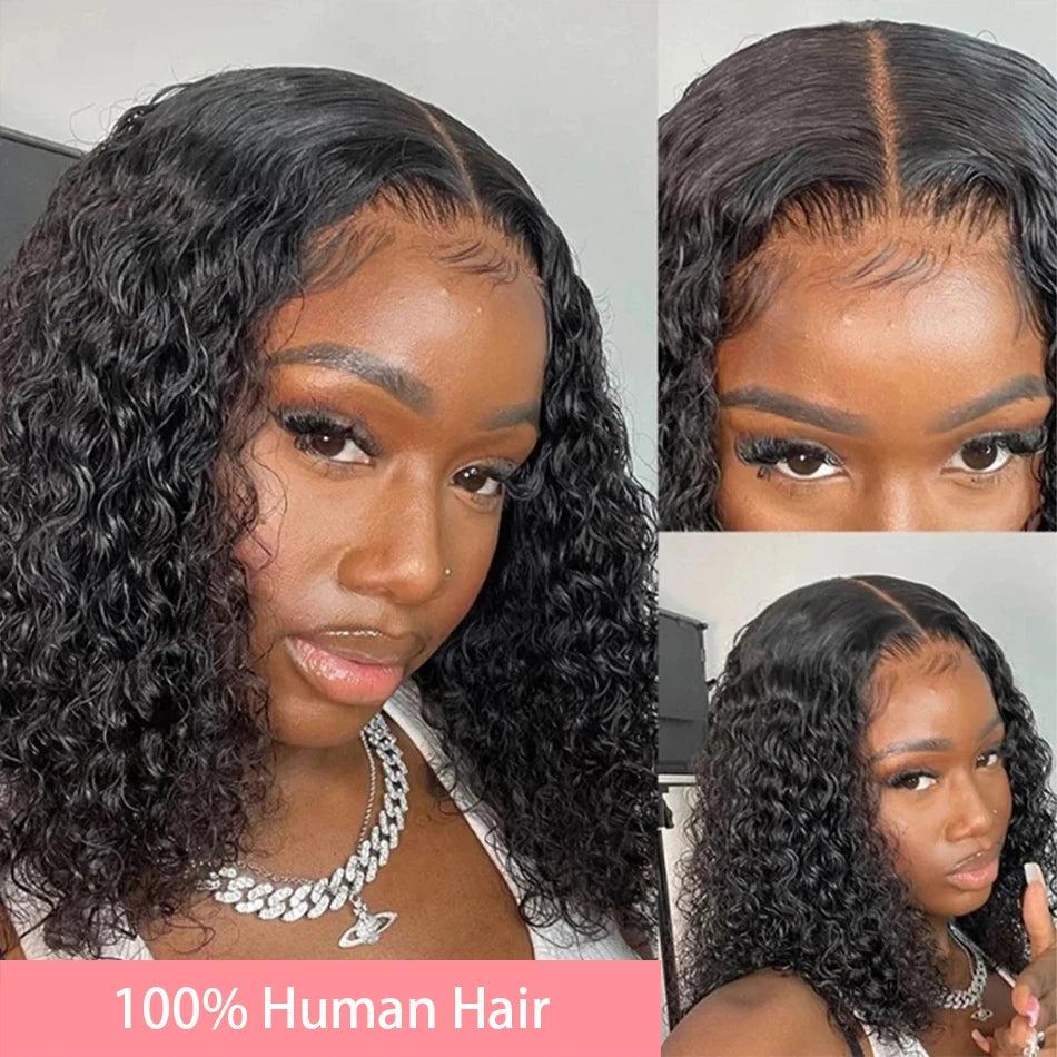 Crown Deep Wave Bob Wig