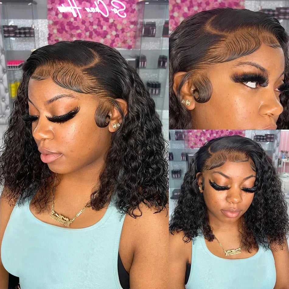 Crown Deep Wave Bob Wig