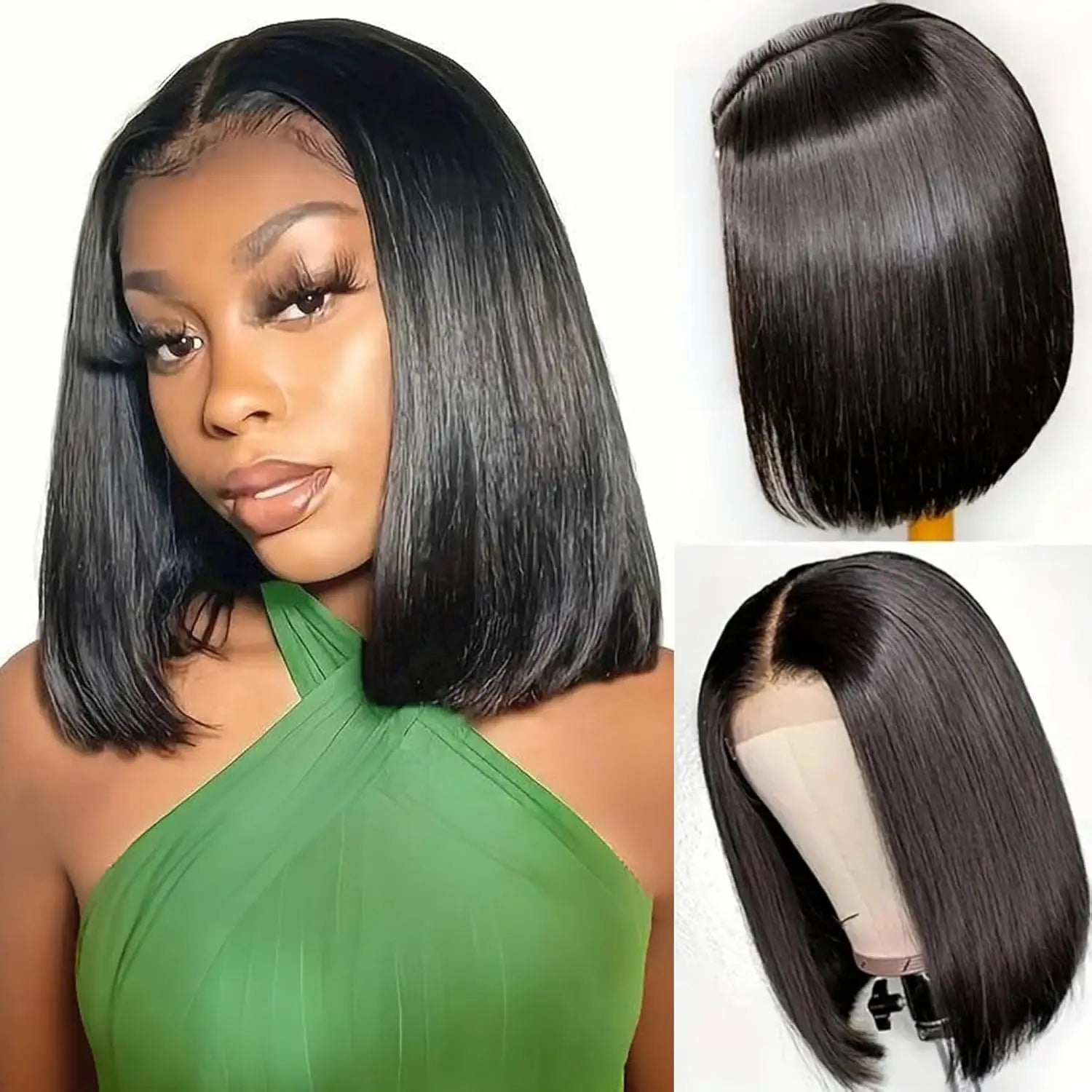 Crown Straight Bob Wig