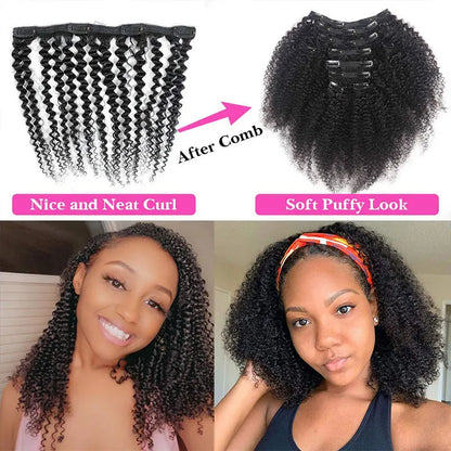 Crown Kinky Curly Clip-Ins