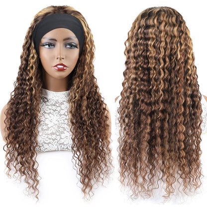 Crown Honey Blonde Headband Wig