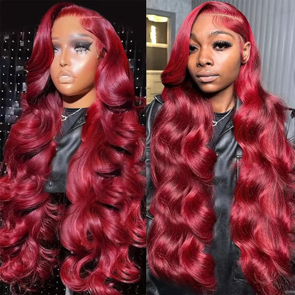 Crown Brazilian Burgundy Wig