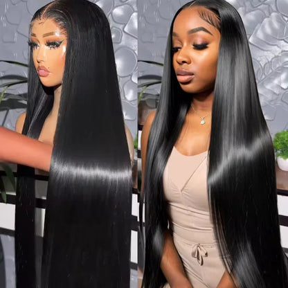 Crown Brazilian Bone Straight Wig