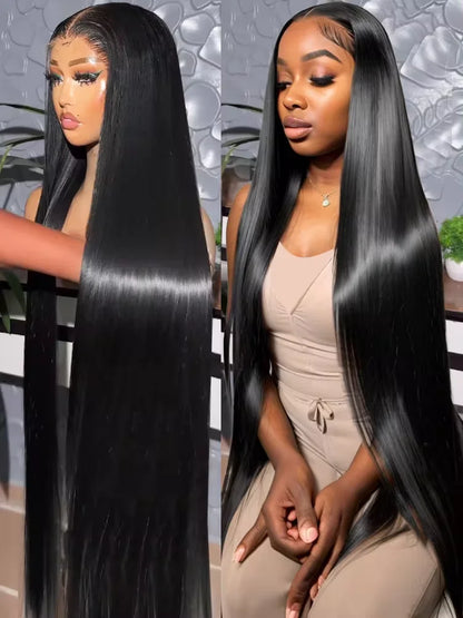 Crown Brazilian Bone Straight Wig