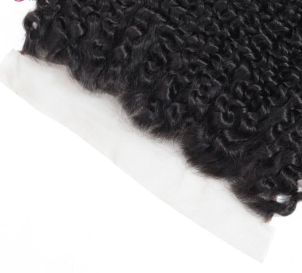 Crown Brazilian Kinky Curly Frontal or Closure