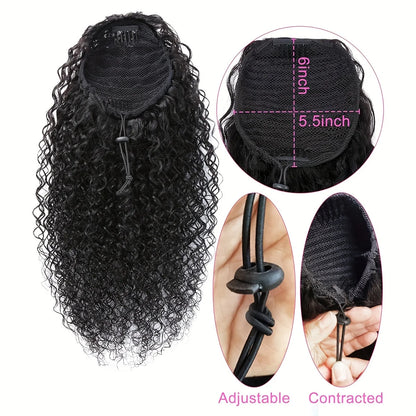Crown Kinky Curly Ponytail